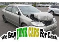 We Buy Junk Cars For Cash